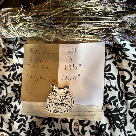 Loft sleeveless blouse floral print - Picture 7 of 7